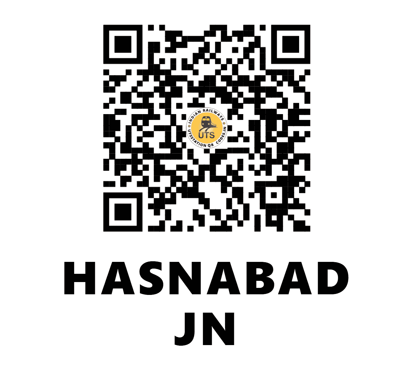UTS QR Code for HASNABAD JN - HNB (ER - WEST BENGAL)